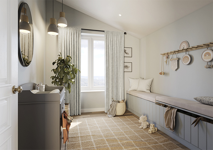 Laura Ashley Whinfell, Silver - Made to Measure Curtains - Image 7